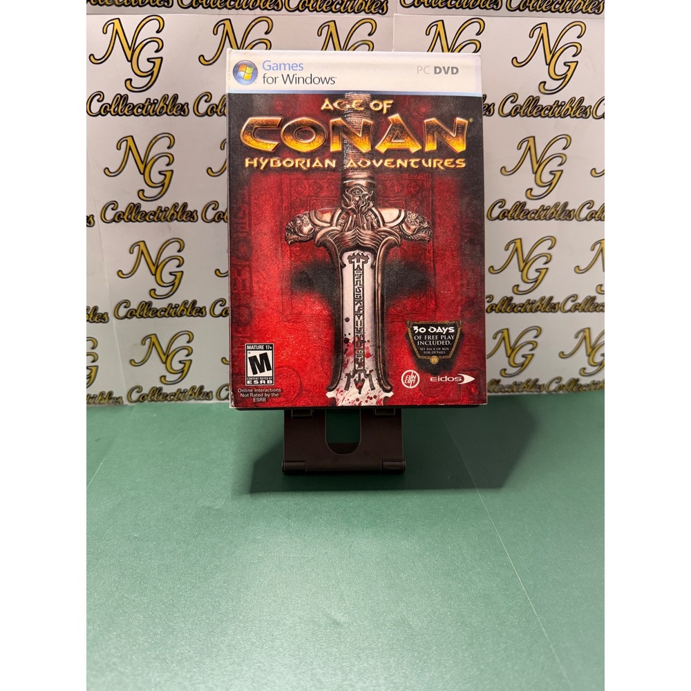 Age of Conan Hyborian Adventures PC DVD 2008 Complete with Manual and Slipcover
